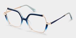 Alexia Bleu Carré lunettes4