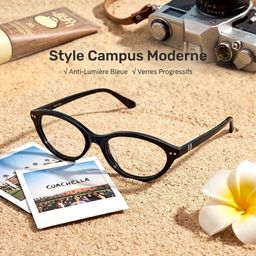 Lunettes ovales noires Ashby0
