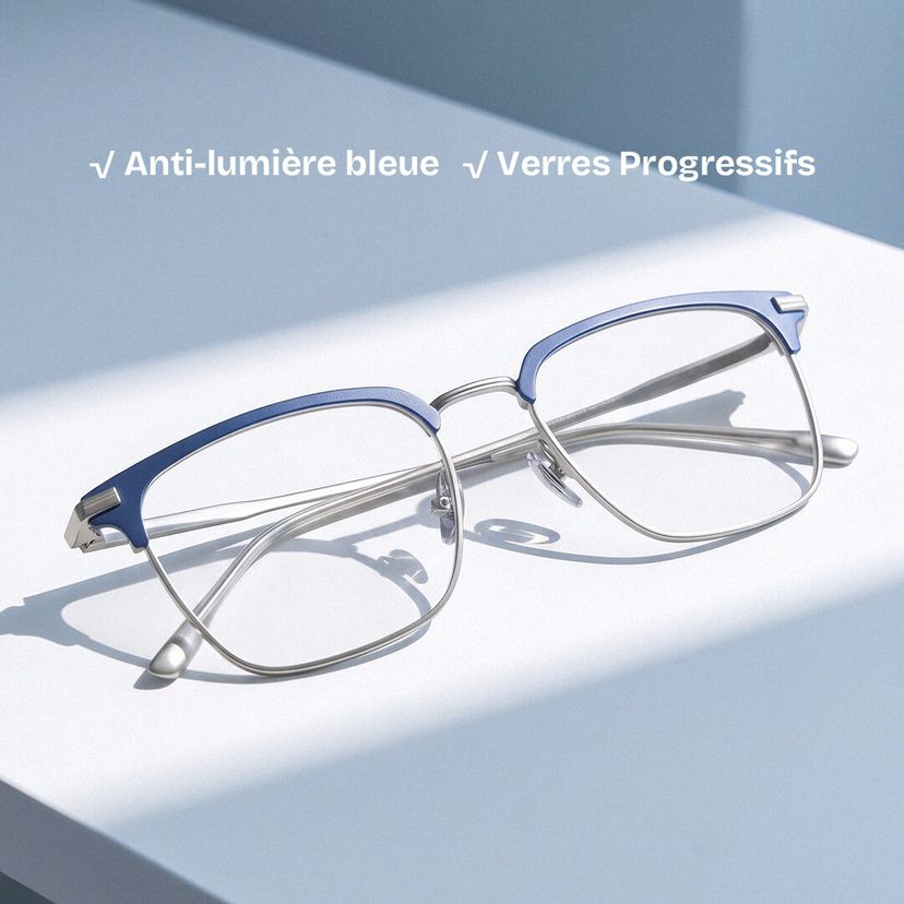 Addison Bleu Browline lunettes
