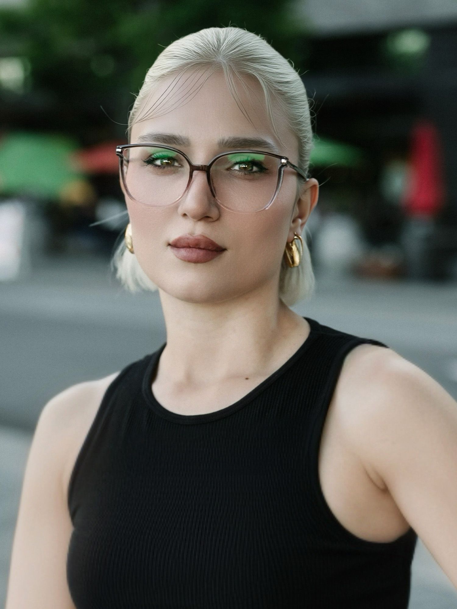 Rodz Gris-Rose Carré Lunettes5