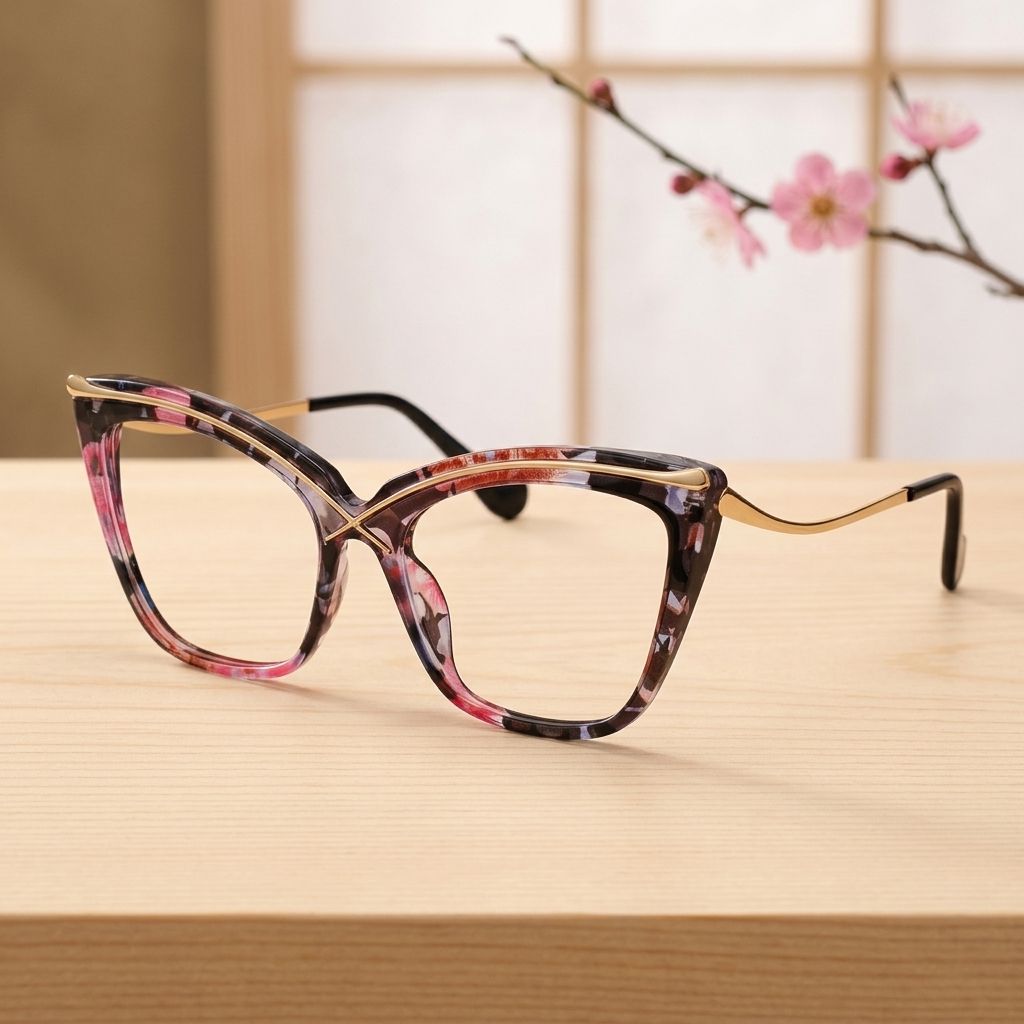 Winston Papillons Floral Lunettes0