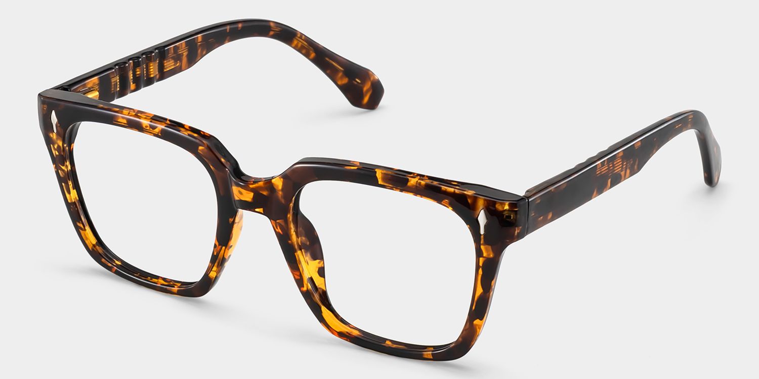 Lunettes rectangulaires tortue Nick2