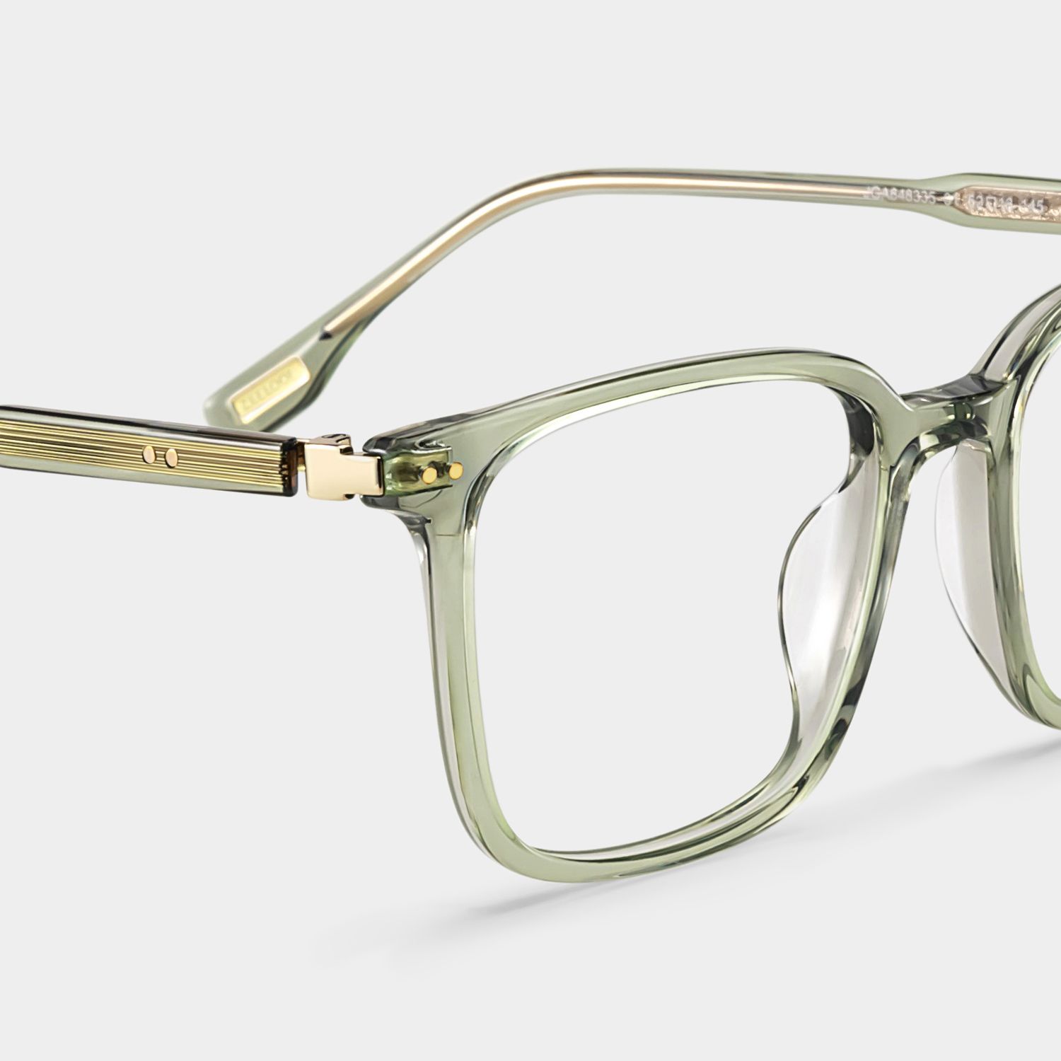Zoe Carré Vert Lunettes7