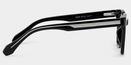 Lunettes rectangulaires noires Nick3