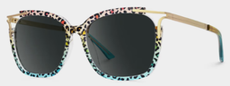 Carré Léopard Bleu TR90 Solaire1