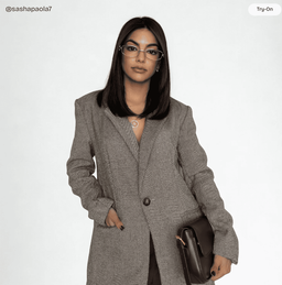 Lunettes en métal à motif tortue géométrique6