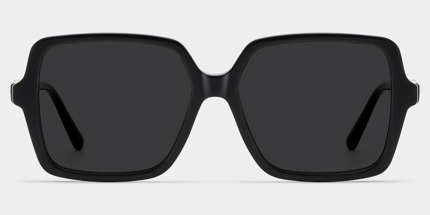 Commander des lunettes à monture carrée noires Elena en ligne | ZEELOOL0