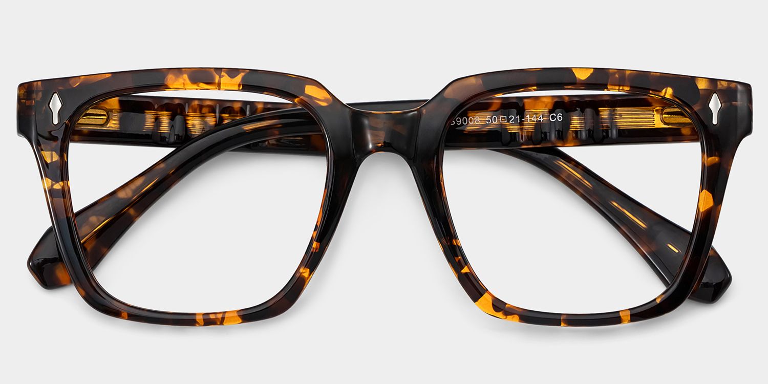 Lunettes rectangulaires tortue Nick1