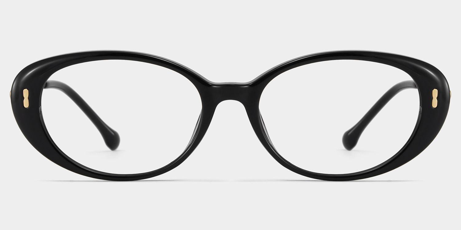 Lunettes ovales noires TR900