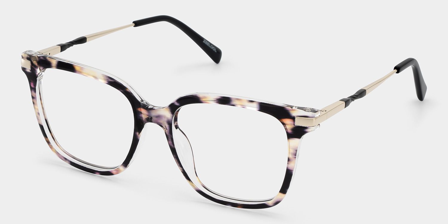 Jacqui Carré Tortue TR90 Lunettes2