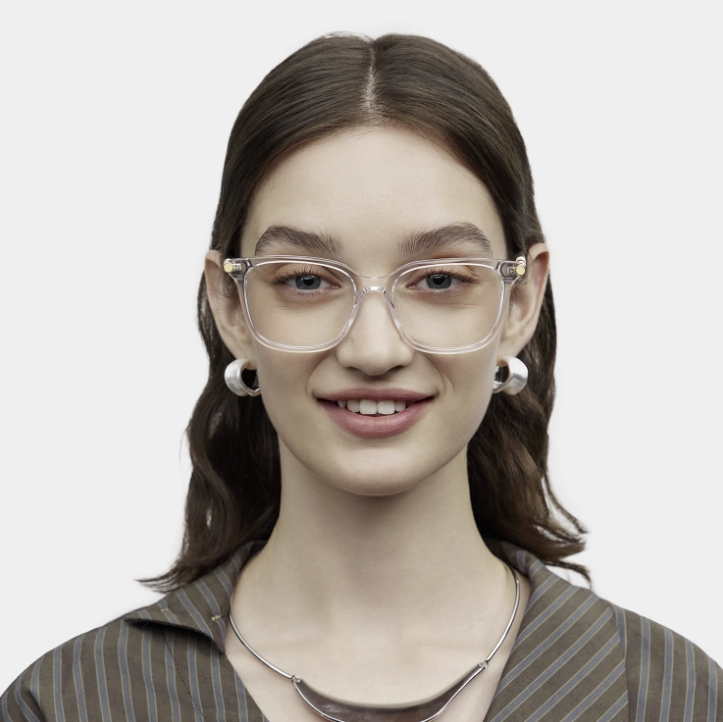 ZEELOOL Delilah Carré Cristal Lunettes