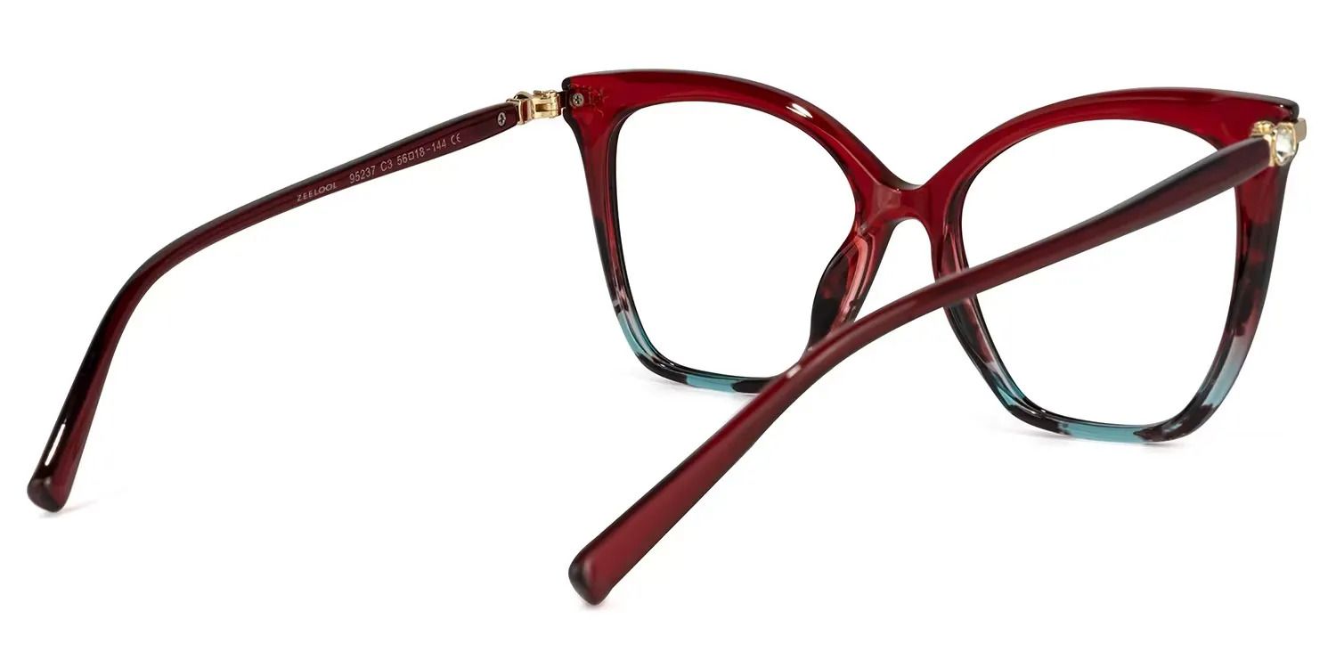 Lamar Lunettes Papillon Rouges4