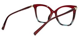 Lamar Lunettes Papillon Rouges4