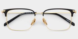 Maxwell Browline Noir Lunettes2