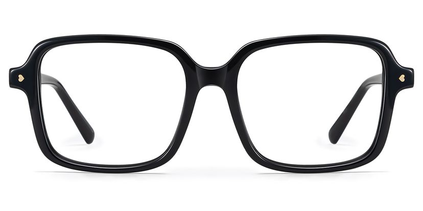 Talia Carré Noir Lunettes