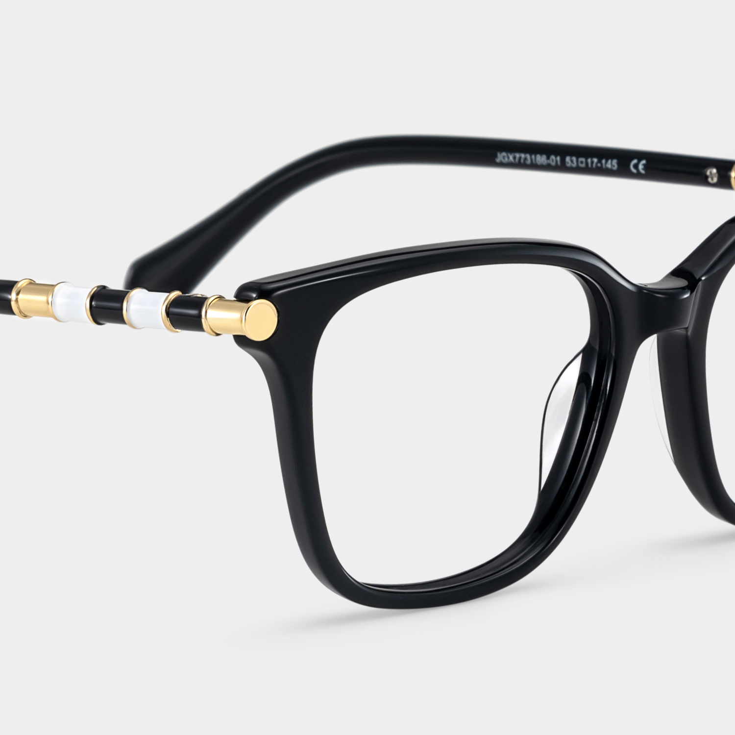 Delilah Carré Noir Lunettes4
