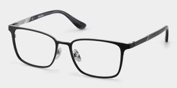 Lunettes rectangulaires noires2