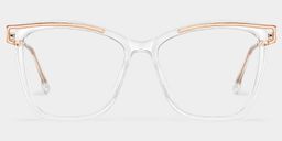 Krystle Cristal Carré lunettes0