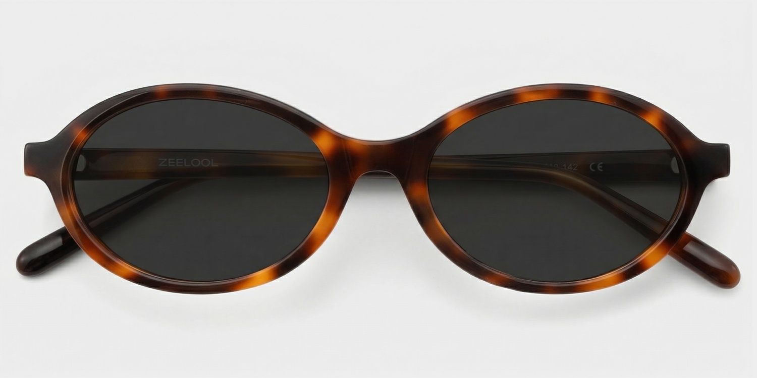 Lunettes de soleil polarisées de conduite Oval Tortue Everly | ZEELOOL1