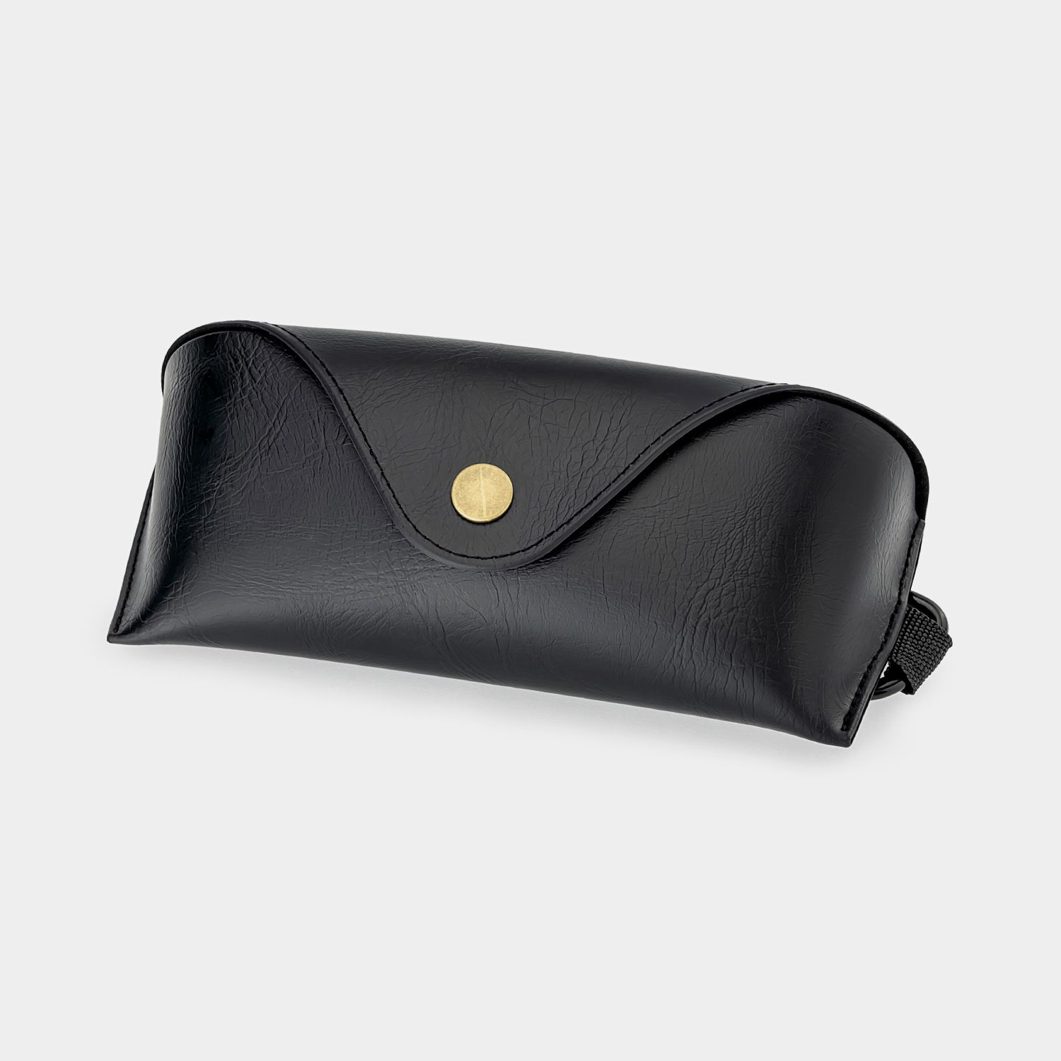 Étui À Lunettes En Cuir Noir De Haute Qualité1