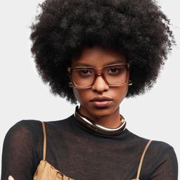 Caius Carré Beige Lunettes0