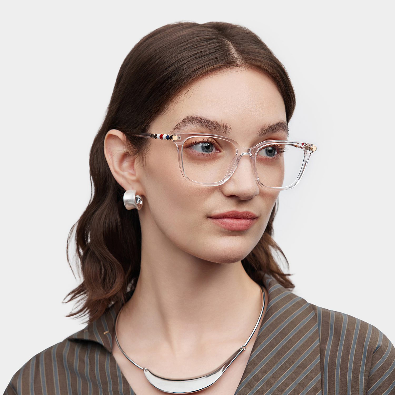 Delilah Carré Cristal Lunettes6