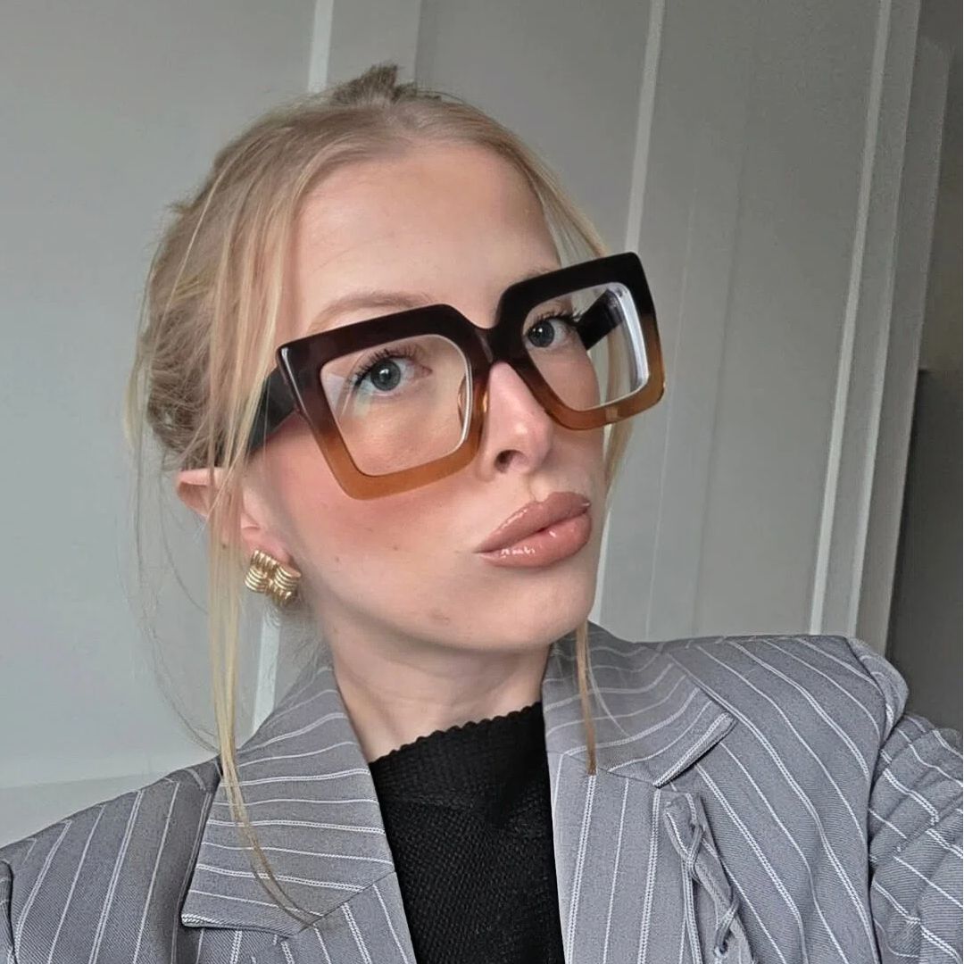 Brandon Marron Carré Lunettes7