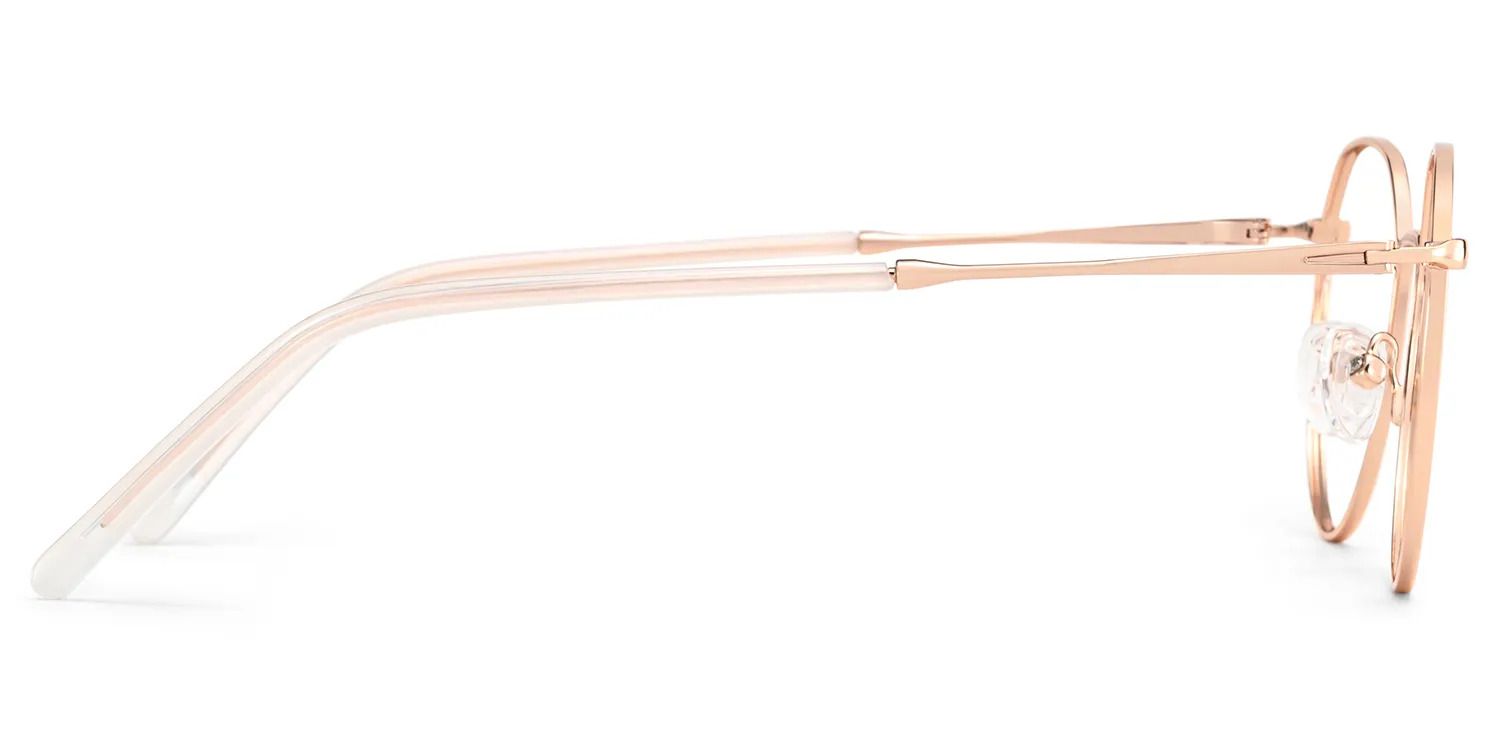 Lunettes géométriques dorées Thea5