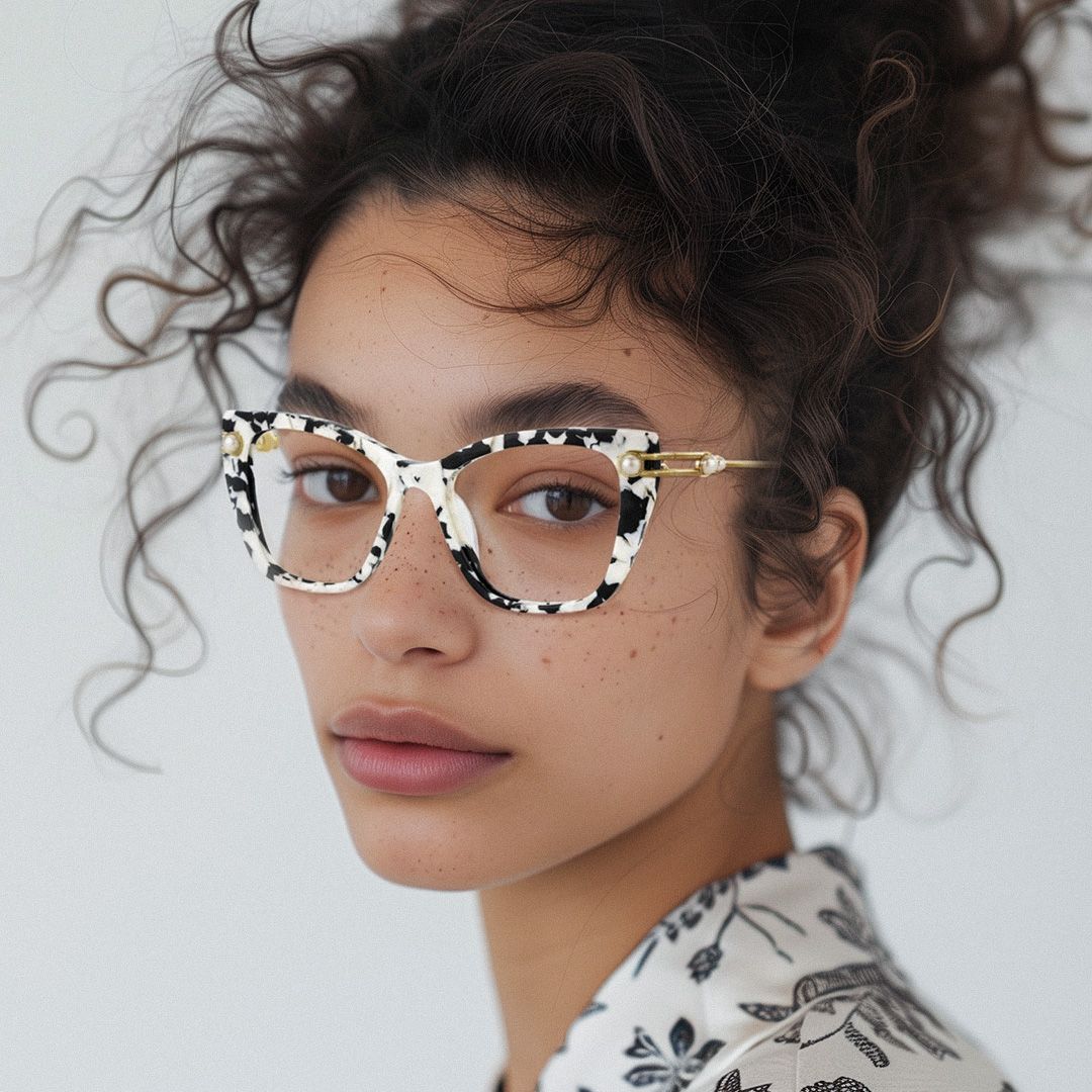 Victor Marbre Cateye Lunettes8