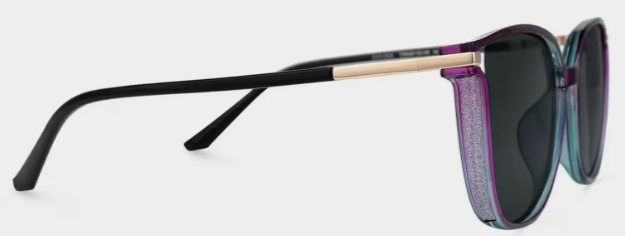 Lunettes de soleil polarisées de conduite Square Violet Rodz | ZEELOOL2