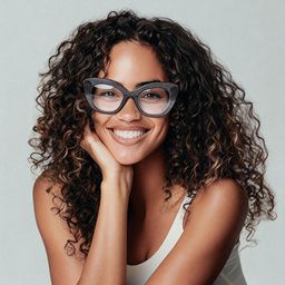 Mireille Papillon Noir Lunettes0