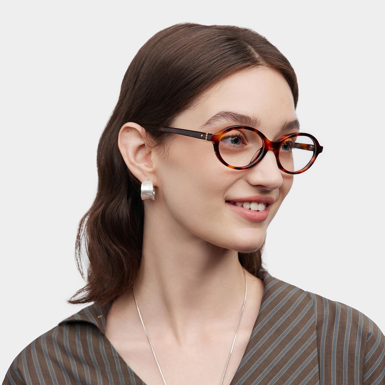 Everly Ovale Tortue Lunettes9