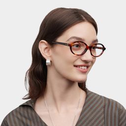 Everly Ovale Tortue Lunettes9