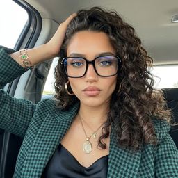 Talia Carré Noir Lunettes7