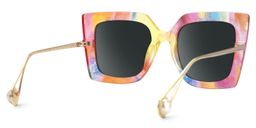 Qatar Multicolor Carré lunettes de soleil3