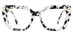 Cardozo Carré Imprimé Vache Lunettes1