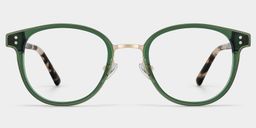Matthew Vert Ronde lunettes0