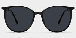 Chanty noir Ronde lunettes de soleil0
