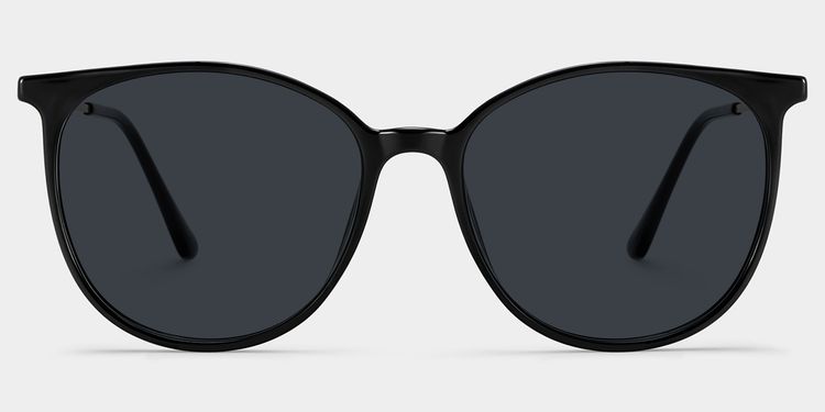 Chanty noir Ronde lunettes de soleil