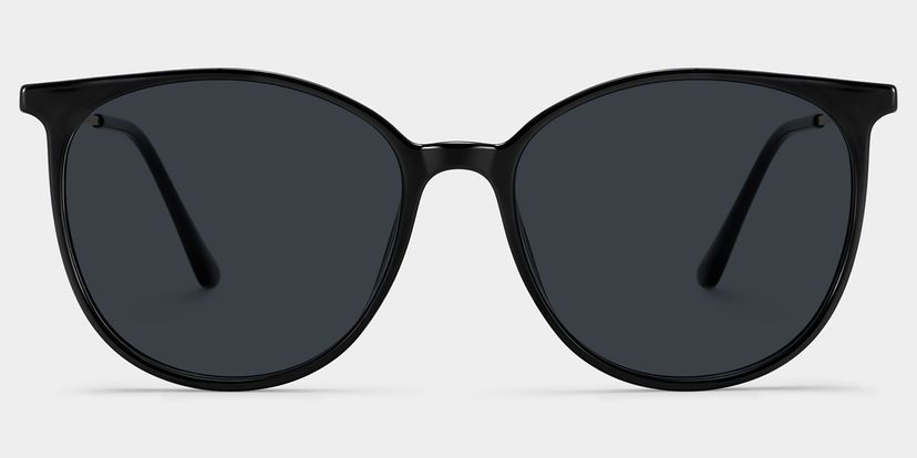 Chanty noir Ronde lunettes de soleil