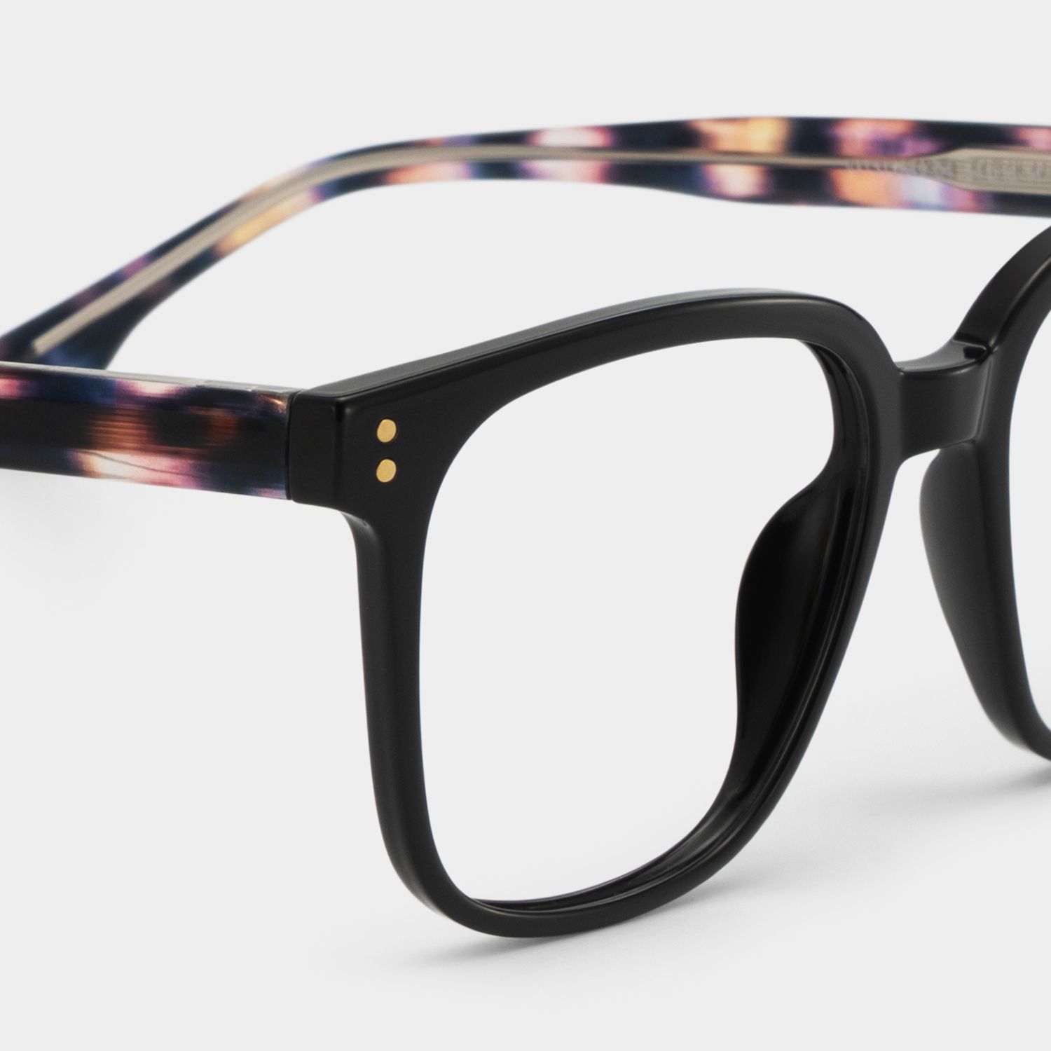Donnalyn Carrées Noires TR90 Lunettes4