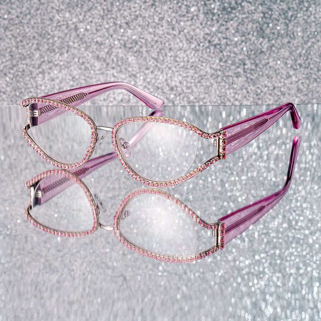 Star Cateye Irisé Lunettes0
