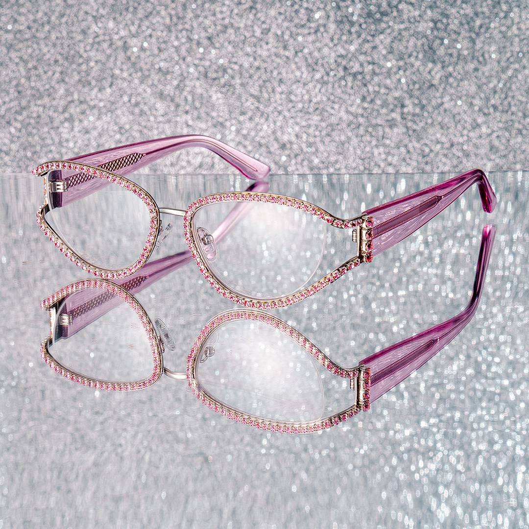 Star Cateye Irisé Lunettes