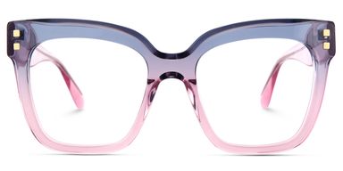 Minguela Carré Gris Rose Lunettes