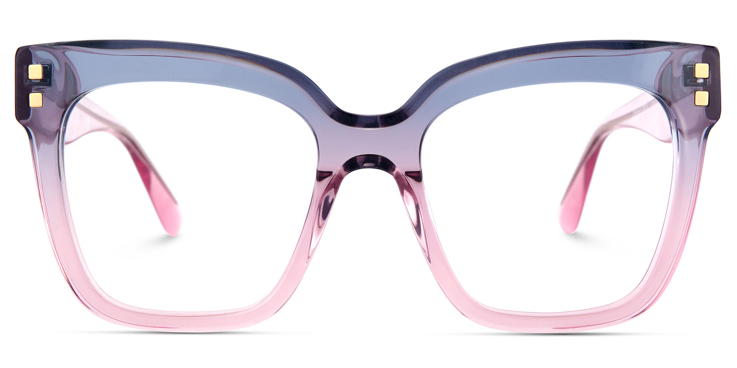 Minguela Carré Gris Rose Lunettes3