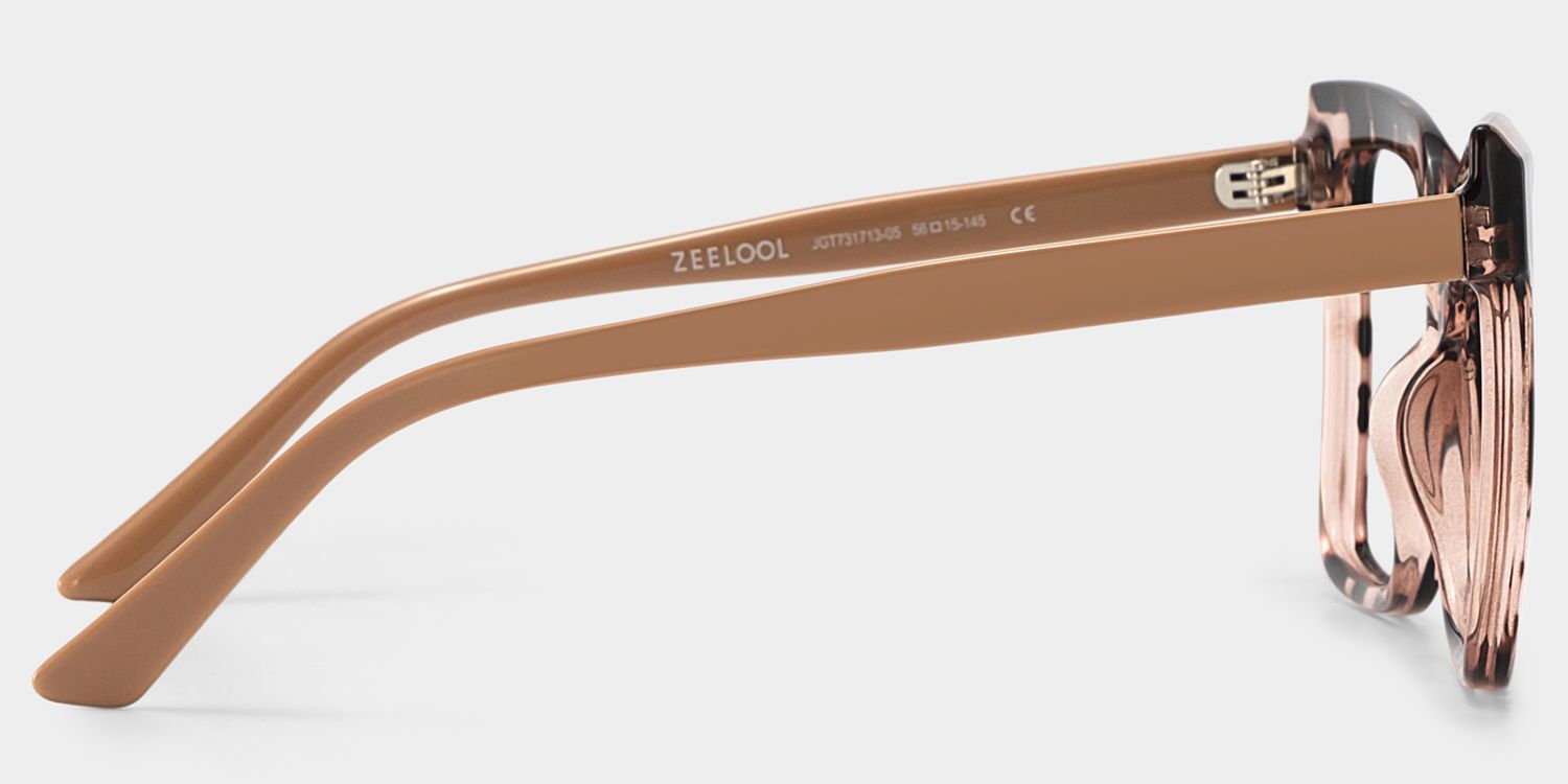 Eboney Carrées  Écaille TR90 Lunettes2