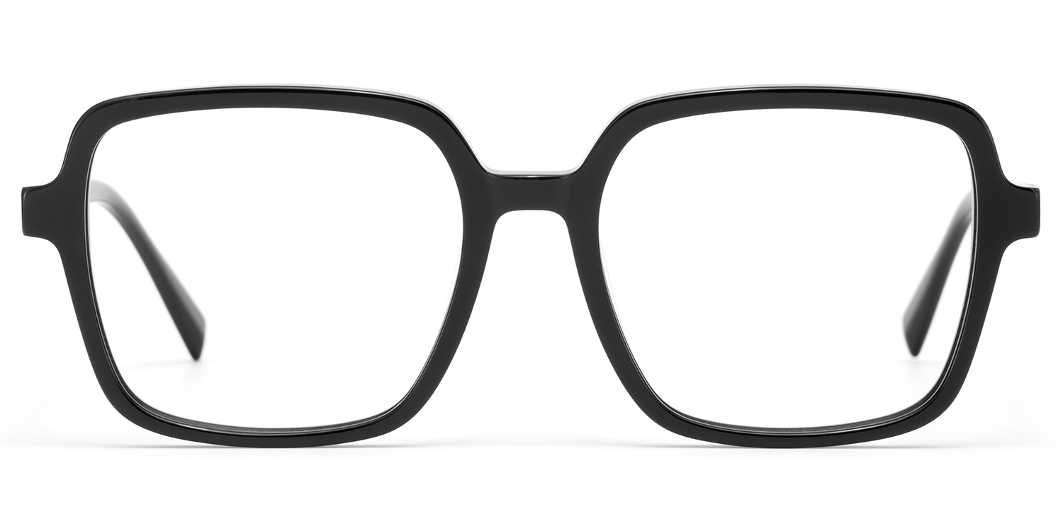 Ember Carré Noir Lunettes0