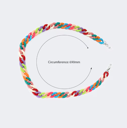 Chaîne colorée élégante et jolie2