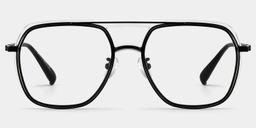 Ella Noir Aviateur lunettes0