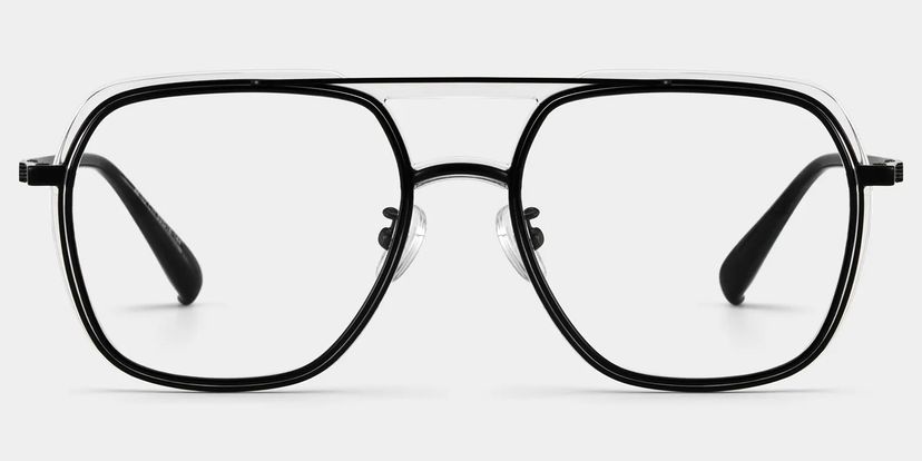 Lunettes aviateurs noires Ella